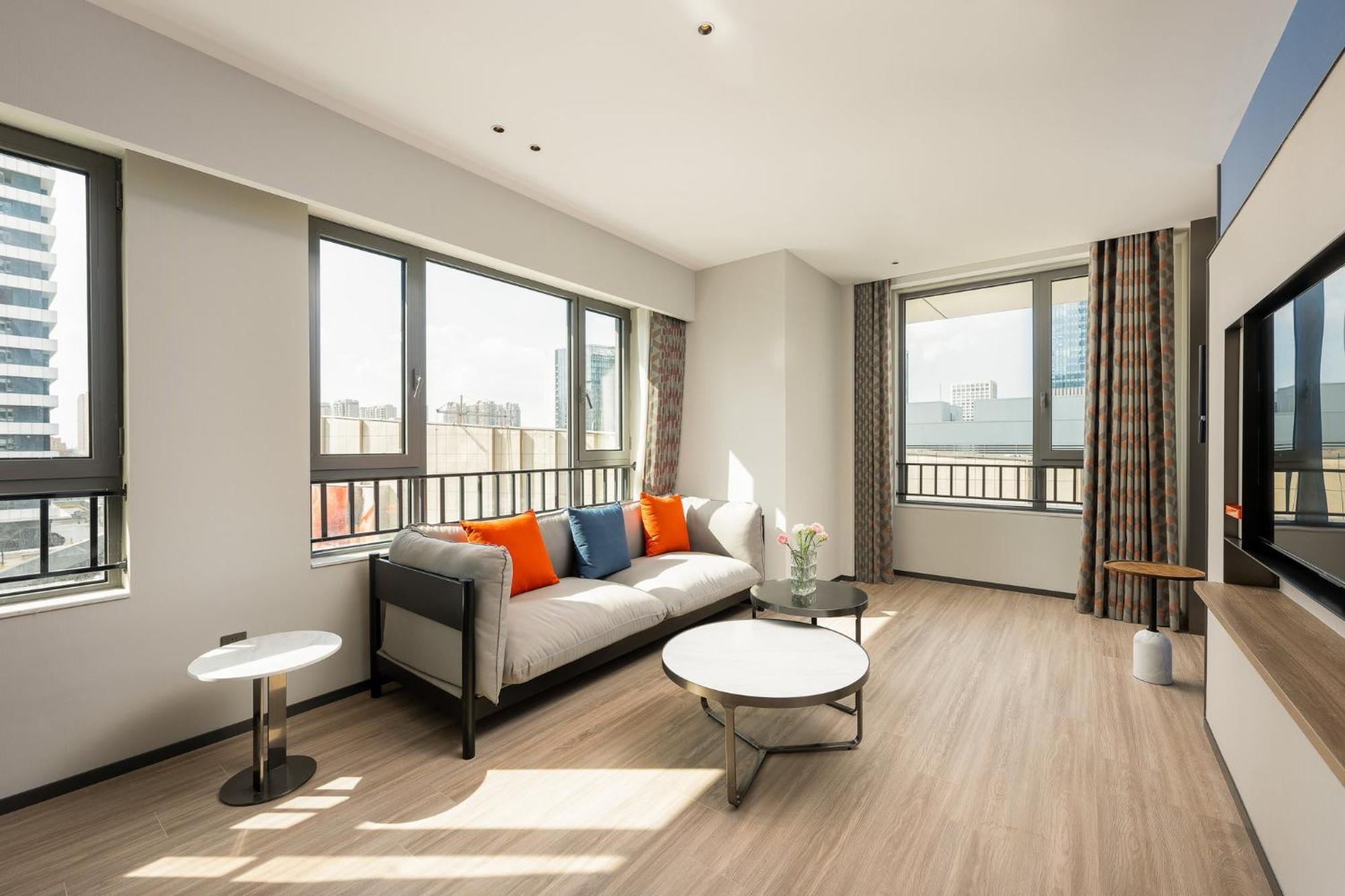 Holiday Inn Express Taizhou City Center By Ihg Exterior foto